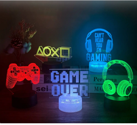 3D LED Gaming Setup RGB Lamp