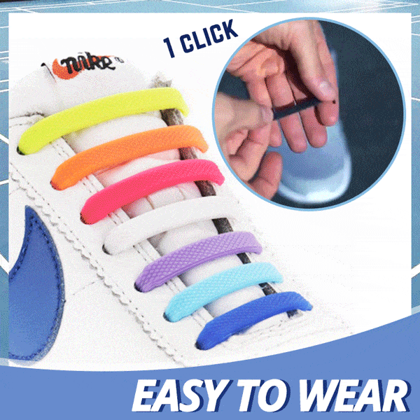 No Tie Elastic Shoelaces (48 pieces)